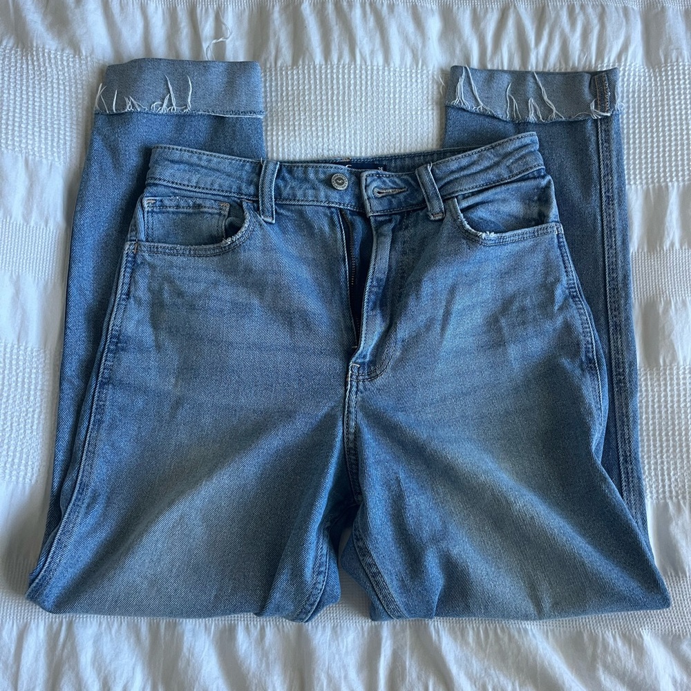 Hollister Light Blue High Rise Jeans